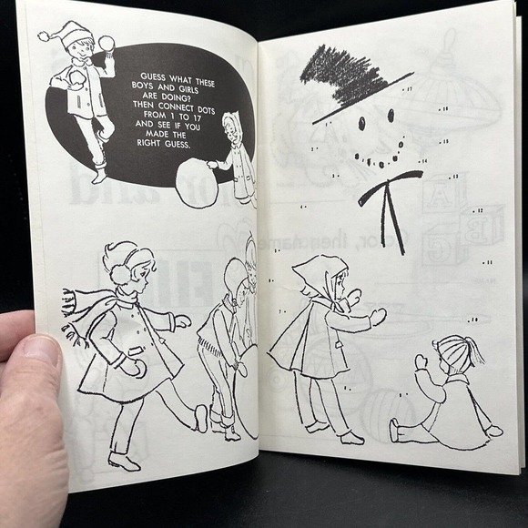 Rare Robinson’s Department Store Christmas Santa Claus Coloring Book 1950s Mint! - Picture 8 of 11